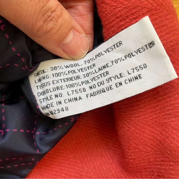 Tulle Wool Coat XL - Picture 5 of 9